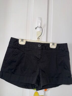 Express Black Cuffed Shorts